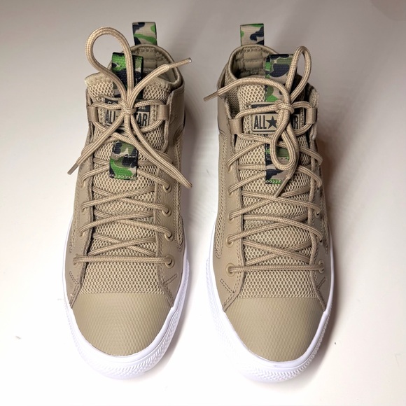 Converse Men’s Chuck Taylor All Star Ultra Low 'Khaki' Sneakers Size- 7 - Picture 2 of 10